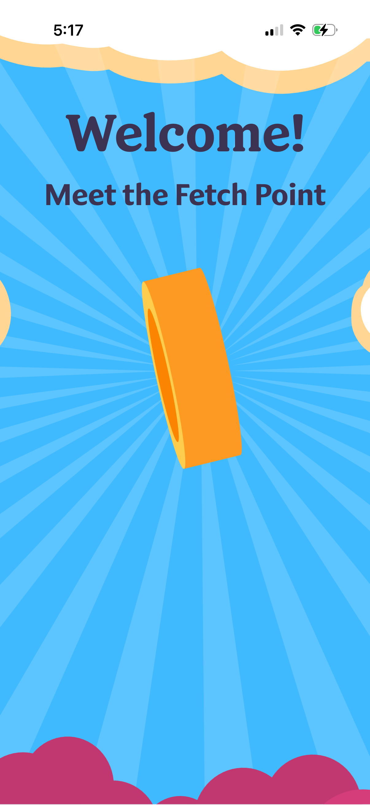 fetch onboarding screenshot